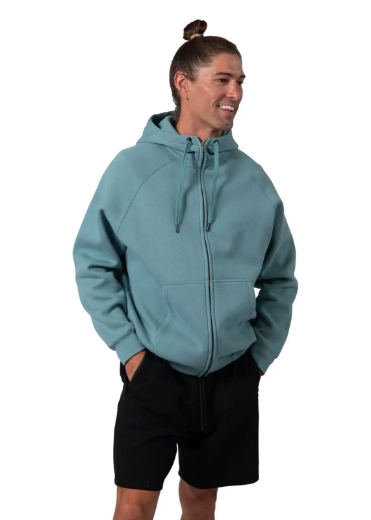 Picture of RAMO, Mens Kangaroo Pocket Zipper Hoodie